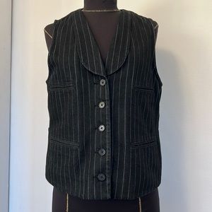 Ralph Lauren Pinstripe Vest Size M